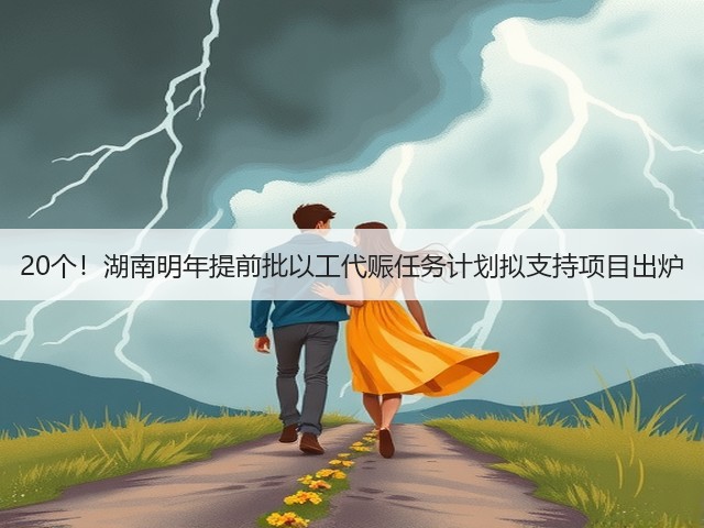 20个！湖南明年提前批以工代赈任务计划拟支持项目出炉(图2)