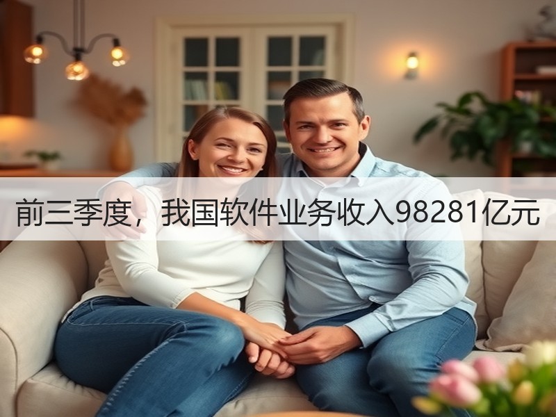 前三季度,我国软件业务收入98281亿元 前三季度,我国软件业务收入98281亿元