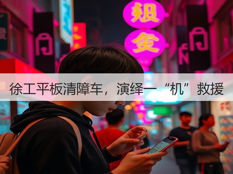 徐工平板清障车,演绎一“机”救援 徐工平板清障车,演绎一“机”救援