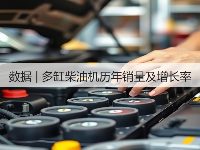 数据 | 多缸柴油机历年销量及增长率