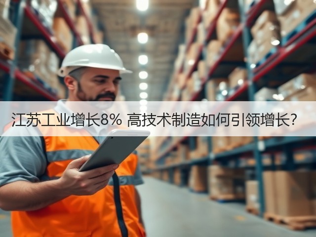 江苏工业增长8% 高技术制造如何引领增长?(图2) 江苏工业增长8% 高技术制造如何引领增长?(图2)