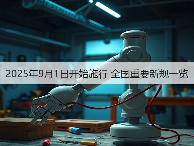 2025年9月1日开始施行 全国重要新规一览(图2)