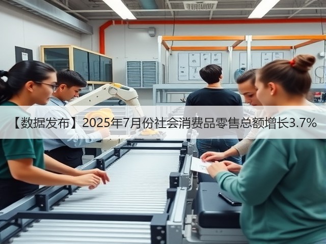 【数据发布】2025年7月份社会消费品零售总额增长3.7%(图3) 【数据发布】2025年7月份社会消费品零售总额增长3.7%(图3)