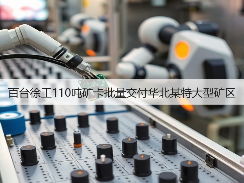 百台徐工110吨矿卡批量交付华北某特大型矿区