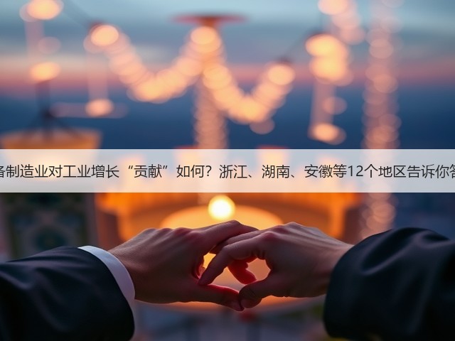 装备制造业对工业增长“贡献”如何？浙江、湖南、安徽等12个地区告诉你答案(图2)