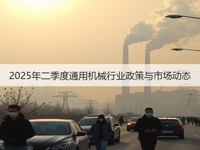 2025年二季度通用机械行业政策与市场动态(图3) 2025年二季度通用机械行业政策与市场动态(图3)