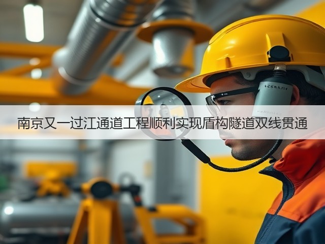 南京又一过江通道工程顺利实现盾构隧道双线贯通(图2)