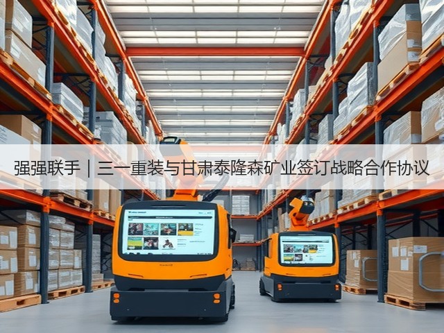 强强联手|三一重装与甘肃泰隆森矿业签订战略合作协议(图1) 强强联手|三一重装与甘肃泰隆森矿业签订战略合作协议(图1)