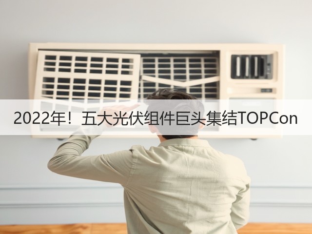 2022年!五大光伏组件巨头集结TOPCon(图1) 2022年!五大光伏组件巨头集结TOPCon(图1)