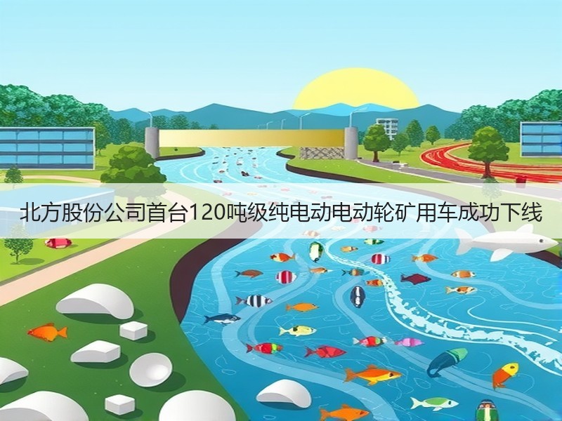 北方股份公司首台120吨级纯电动电动轮矿用车成功下线