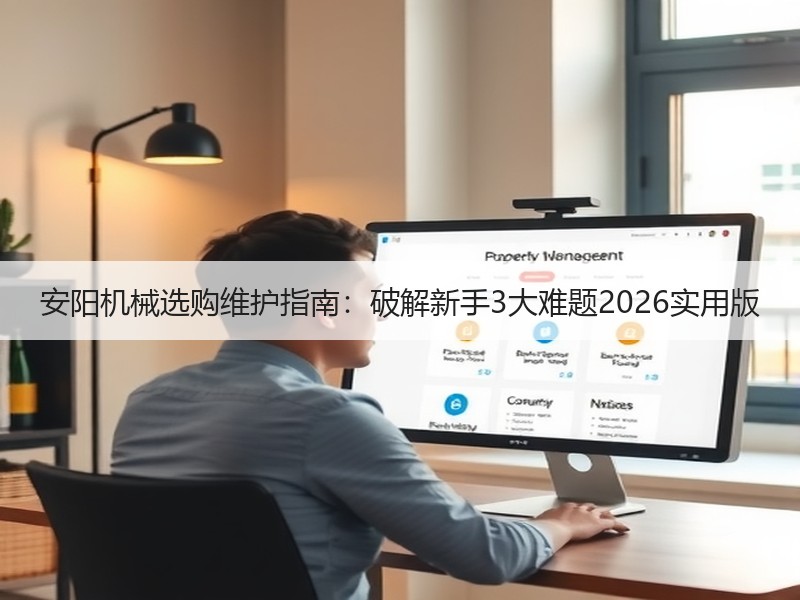 安阳机械选购维护指南:破解新手3大难题2026实用版 安阳机械选购维护指南:破解新手3大难题2026实用版