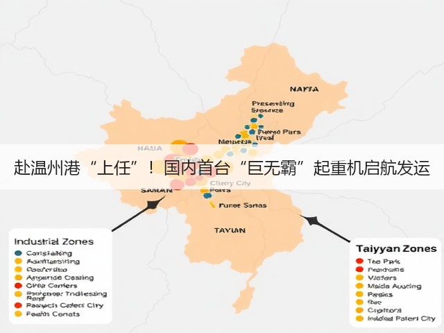 赴温州港“上任”!国内首台“巨无霸”起重机启航发运(图1) 赴温州港“上任”!国内首台“巨无霸”起重机启航发运(图1)