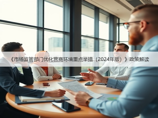 《市场监管部门优化营商环境重点举措(2024年版)》政策解读(图2) 《市场监管部门优化营商环境重点举措(2024年版)》政策解读(图2)
