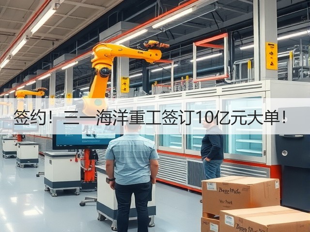 签约!三一海洋重工签订10亿元大单!(图3) 签约!三一海洋重工签订10亿元大单!(图3)