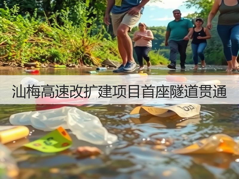 汕梅高速改扩建项目首座隧道贯通