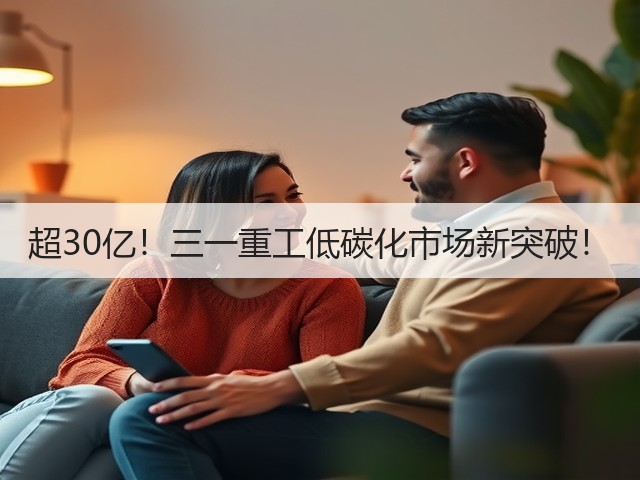 超30亿!三一重工低碳化市场新突破!(图2) 超30亿!三一重工低碳化市场新突破!(图2)