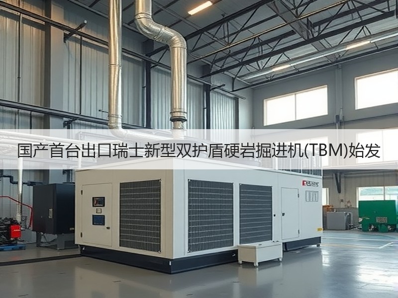 国产首台出口瑞士新型双护盾硬岩掘进机(TBM)始发 国产首台出口瑞士新型双护盾硬岩掘进机(TBM)始发