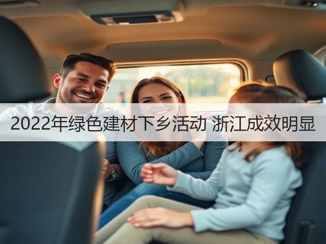 2022年绿色建材下乡活动 浙江成效明显(图3)