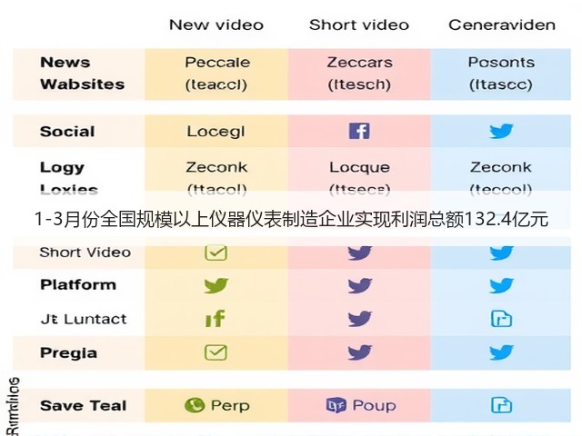 1-3月份全国规模以上仪器仪表制造企业实现利润总额132.4亿元(图1) 1-3月份全国规模以上仪器仪表制造企业实现利润总额132.4亿元(图1)
