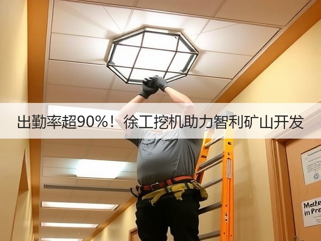 出勤率超90%!徐工挖机助力智利矿山开发(图1) 出勤率超90%!徐工挖机助力智利矿山开发(图1)