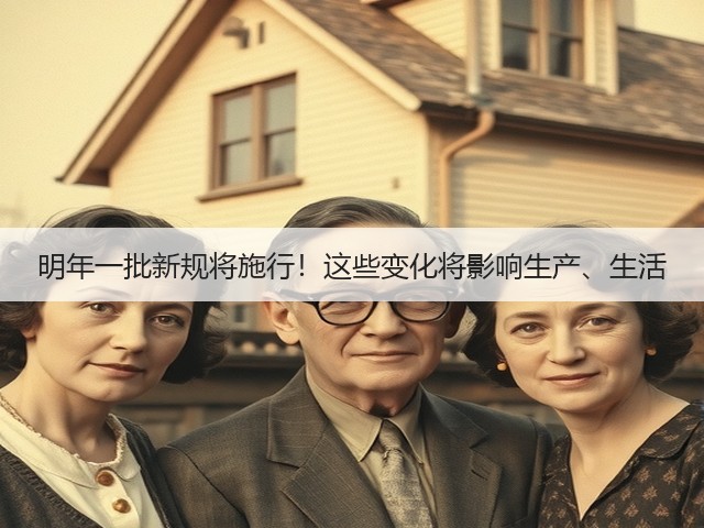 明年一批新规将施行！这些变化将影响生产、生活(图3)