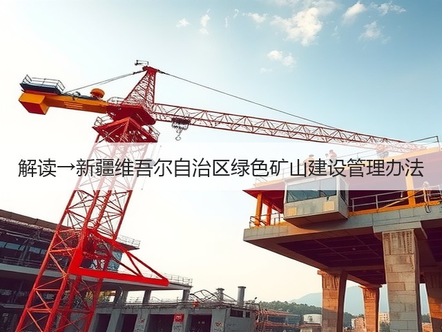 解读→新疆维吾尔自治区绿色矿山建设管理办法(图2) 解读→新疆维吾尔自治区绿色矿山建设管理办法(图2)