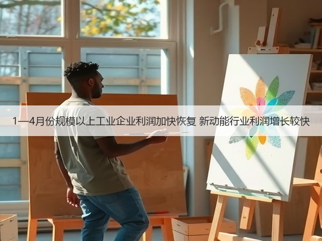 1—4月份规模以上工业企业利润加快恢复 新动能行业利润增长较快(图1)