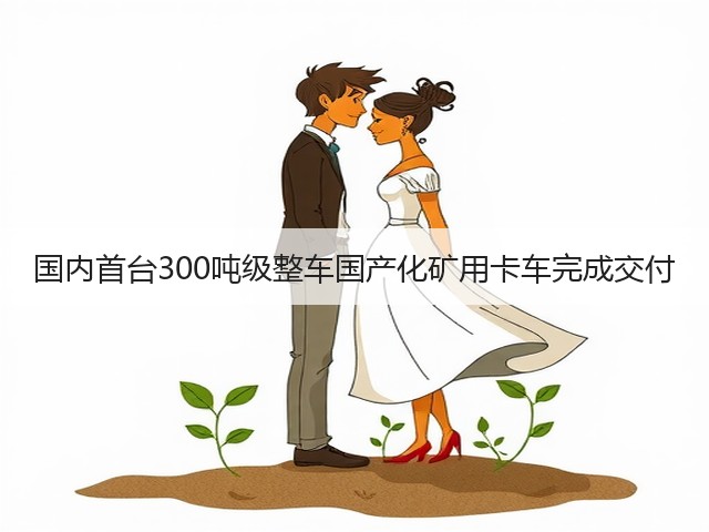国内首台300吨级整车国产化矿用卡车完成交付(图1) 国内首台300吨级整车国产化矿用卡车完成交付(图1)