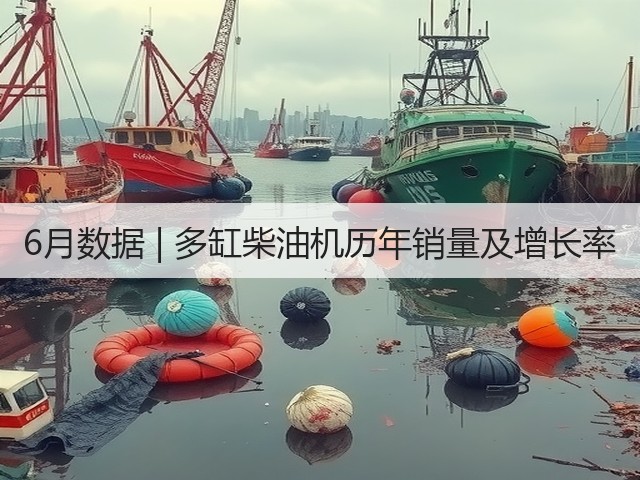 6月数据 | 多缸柴油机历年销量及增长率(图3)