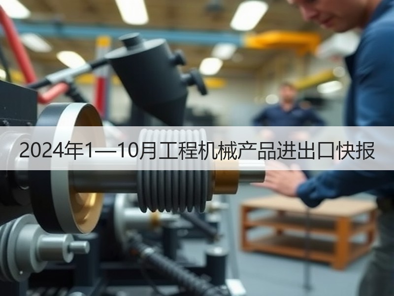 2024年1—10月工程机械产品进出口快报 2024年1—10月工程机械产品进出口快报