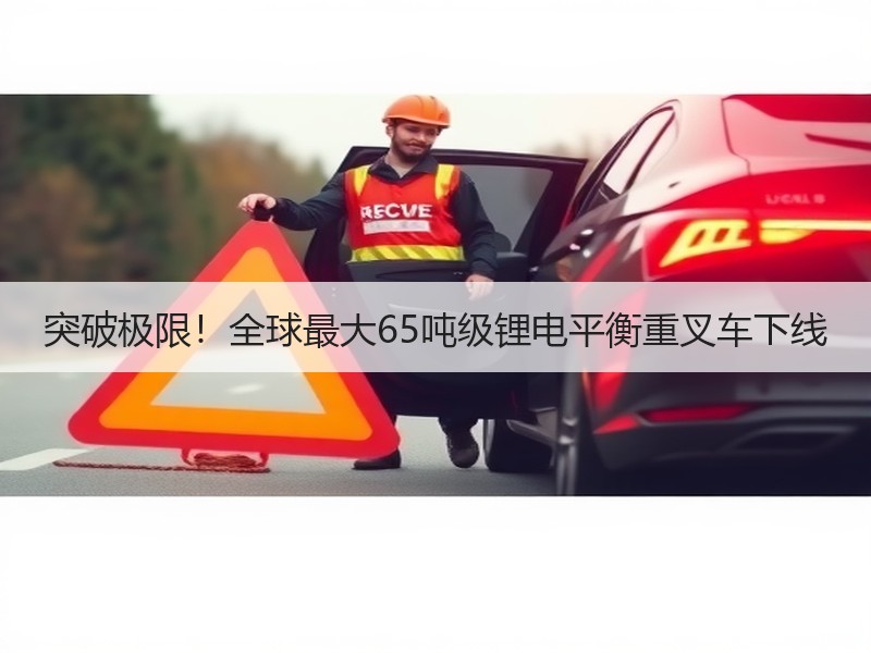 突破极限！全球最大65吨级锂电平衡重叉车下线