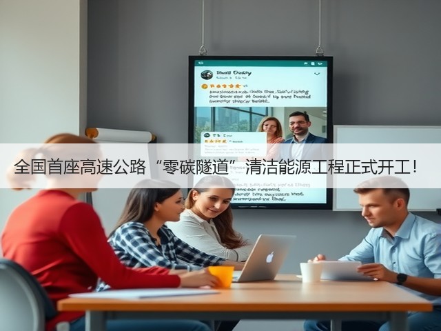 全国首座高速公路“零碳隧道”清洁能源工程正式开工!(图1) 全国首座高速公路“零碳隧道”清洁能源工程正式开工!(图1)
