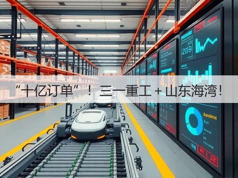 “十亿订单”!三一重工+山东海湾! “十亿订单”!三一重工+山东海湾!