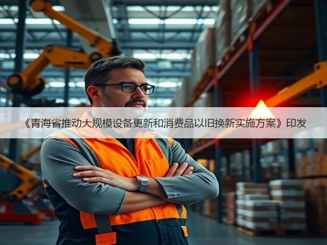 《青海省推动大规模设备更新和消费品以旧换新实施方案》印发(图1)