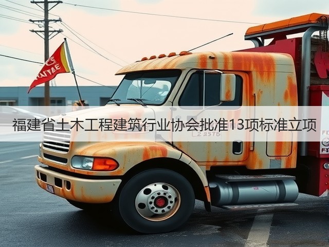 福建省土木工程建筑行业协会批准13项标准立项(图1)