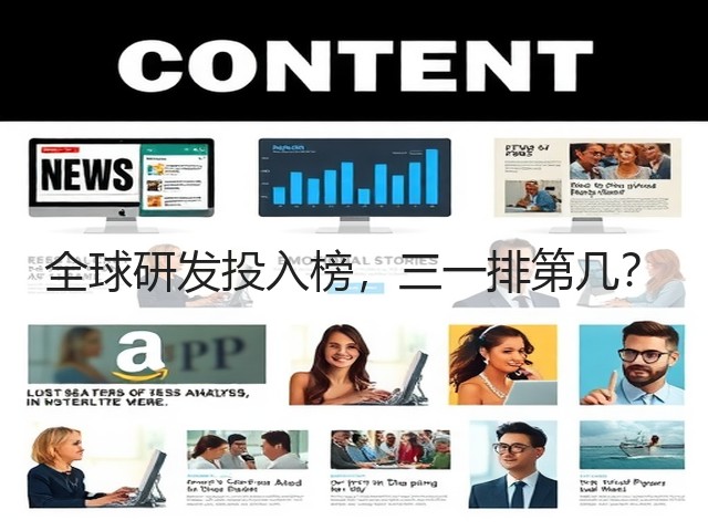 全球研发投入榜,三一排第几?(图3) 全球研发投入榜,三一排第几?(图3)