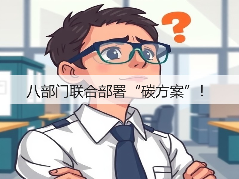 八部门联合部署“碳方案”! 八部门联合部署“碳方案”!