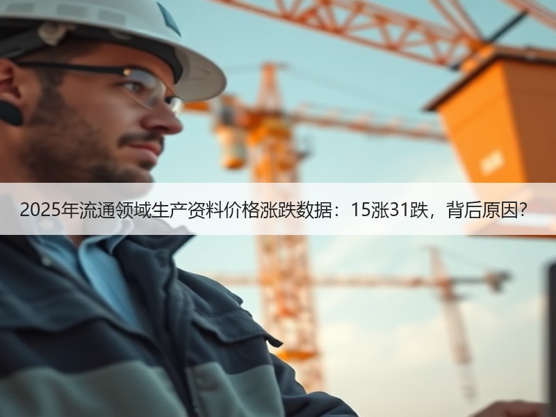 2025年流通领域生产资料价格涨跌数据:15涨31跌,背后原因? 2025年流通领域生产资料价格涨跌数据:15涨31跌,背后原因?