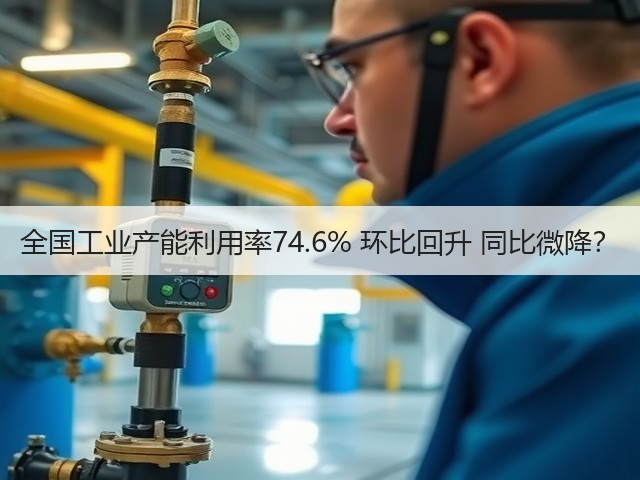 全国工业产能利用率74.6% 环比回升 同比微降？(图3)