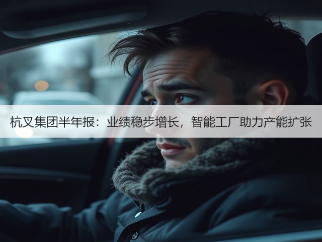 杭叉集团半年报:业绩稳步增长,智能工厂助力产能扩张(图1) 杭叉集团半年报:业绩稳步增长,智能工厂助力产能扩张(图1)