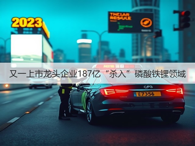 又一上市龙头企业187亿“杀入”磷酸铁锂领域(图3) 又一上市龙头企业187亿“杀入”磷酸铁锂领域(图3)