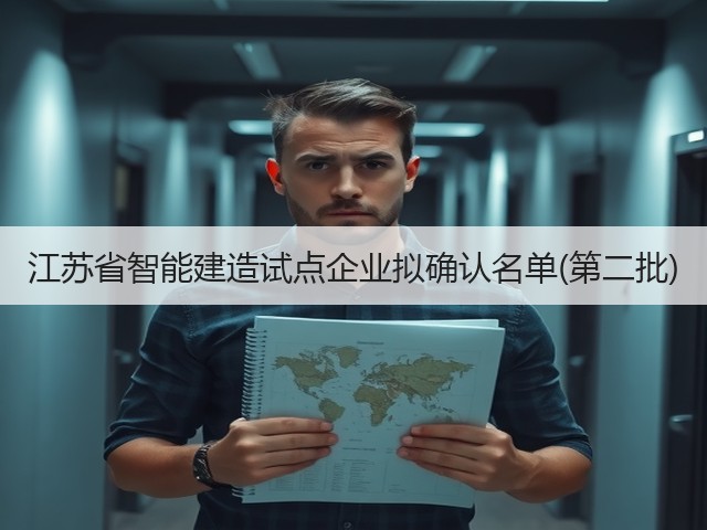 江苏省智能建造试点企业拟确认名单(第二批)(图3) 江苏省智能建造试点企业拟确认名单(第二批)(图3)