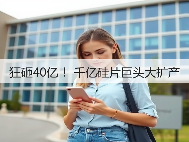 狂砸40亿 !千亿硅片巨头大扩产(图2) 狂砸40亿 !千亿硅片巨头大扩产(图2)