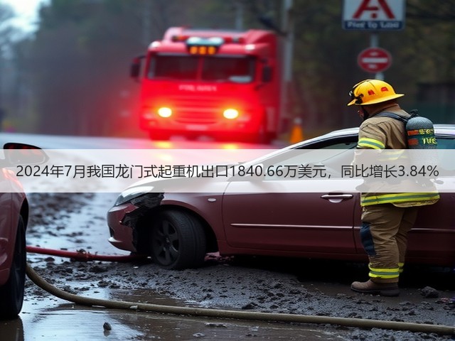 2024年7月我国龙门式起重机出口1840.66万美元,同比增长3.84%(图3) 2024年7月我国龙门式起重机出口1840.66万美元,同比增长3.84%(图3)