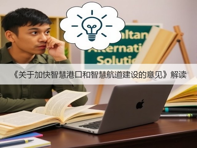 《关于加快智慧港口和智慧航道建设的意见》解读(图1) 《关于加快智慧港口和智慧航道建设的意见》解读(图1)