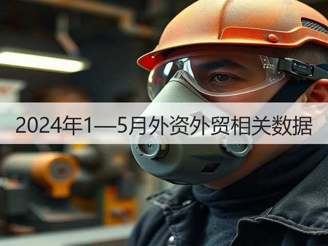 2024年1—5月外资外贸相关数据(图1)