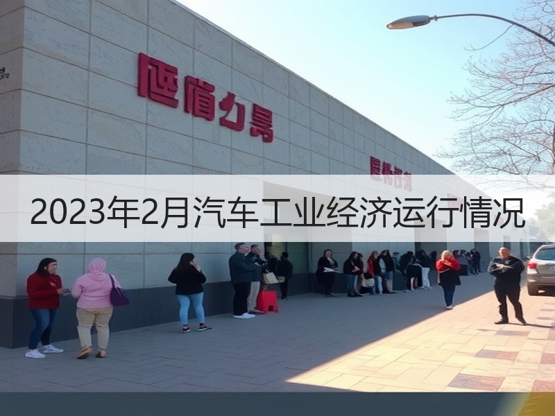 2023年2月汽车工业经济运行情况