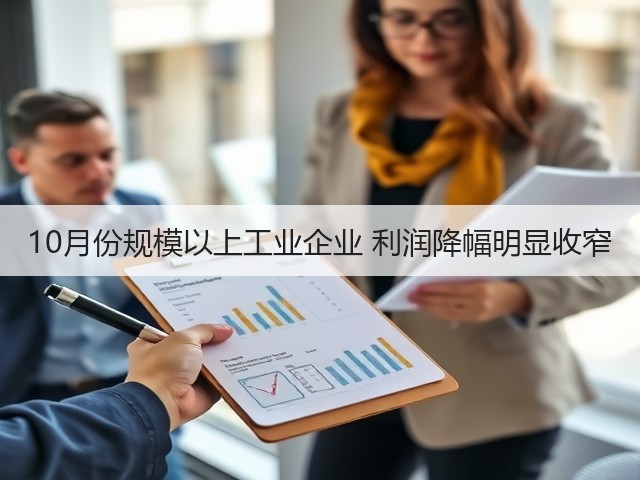 10月份规模以上工业企业 利润降幅明显收窄(图1) 10月份规模以上工业企业 利润降幅明显收窄(图1)