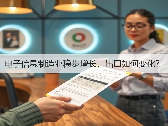 电子信息制造业稳步增长，出口如何变化？(图3)