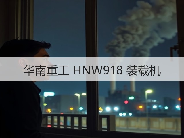华南重工 HNW918 装载机(图1) 华南重工 HNW918 装载机(图1)
